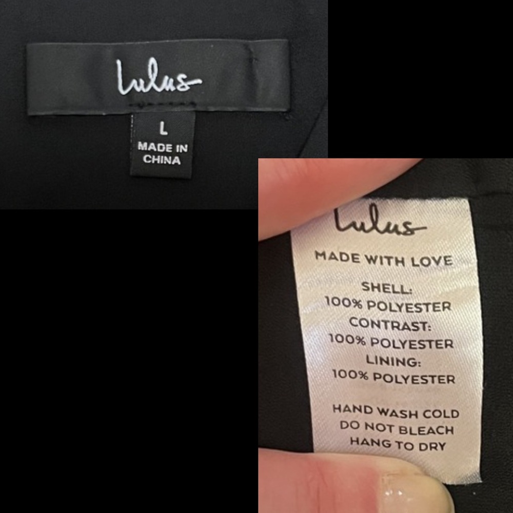 Lulus Women's Black Sheer Mesh V-Neck Tank Top - Picture 12 of 12